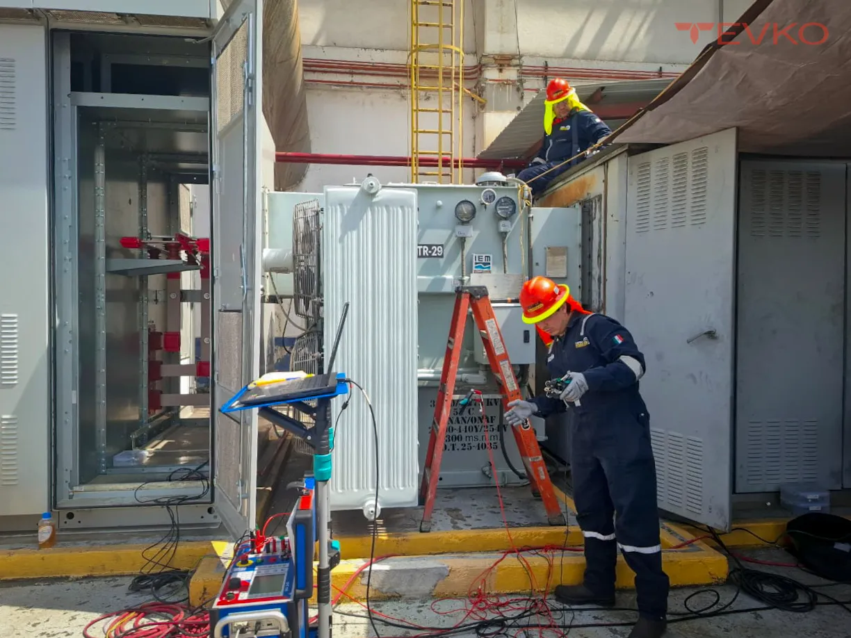 Subestación eléctrica de alta tensión atendida por TEVKO, Grupo TEMISA